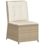 Set muebles de jardín 5 pzas con cojines ratán sintético beige en Conjuntos de jardín | Comprar online en Foru.es
