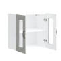 Armario pared cocina puerta de cristal Kalmar gris hormigón de , Armarios de cocina - Ref: Foro24-853671, Precio: 63,96 €, De...