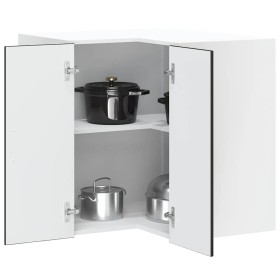 Mueble de cocina esquina pared Lucca madera ingeniería negra de , Armarios de cocina - Ref: Foro24-853858, Precio: 83,50 €, D...