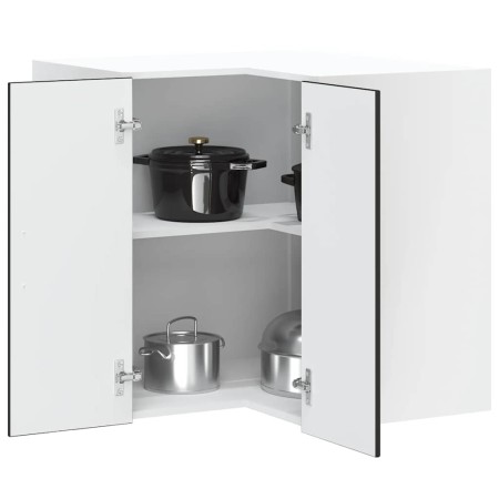 Mueble de cocina esquina pared Lucca madera ingeniería negra de , Armarios de cocina - Ref: Foro24-853858, Precio: 83,50 €, D...