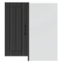 Mueble de cocina esquina pared Lucca madera ingeniería negra de , Armarios de cocina - Ref: Foro24-853858, Precio: 83,50 €, D...