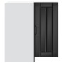 Mueble de cocina esquina pared Lucca madera ingeniería negra de , Armarios de cocina - Ref: Foro24-853858, Precio: 83,50 €, D...