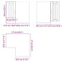 Mueble de cocina esquina pared Lucca madera ingeniería negra de , Armarios de cocina - Ref: Foro24-853858, Precio: 83,50 €, D...