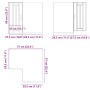 Mueble de cocina esquina pared Lucca roble artesanal de , Armarios de cocina - Ref: Foro24-853866, Precio: 89,33 €, Descuento: %