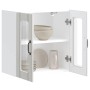 Armario pared cocina puerta cristal Lucca blanca alto brillo de , Armarios de cocina - Ref: Foro24-853909, Precio: 79,79 €, D...