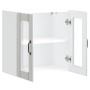 Armario pared cocina puerta cristal Lucca blanca alto brillo de , Armarios de cocina - Ref: Foro24-853909, Precio: 79,79 €, D...