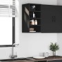 Armario colgante de cocina contrachapada negro 30x29,5x60 cm de , Armarios de cocina - Ref: Foro24-854167, Precio: 39,48 €, D...