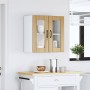 Armario pared cocina puerta de cristal Lucca roble artesanal de , Armarios de cocina - Ref: Foro24-853916, Precio: 69,08 €, D...