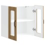 Armario pared cocina puerta de cristal Lucca roble artesanal de , Armarios de cocina - Ref: Foro24-853916, Precio: 69,08 €, D...