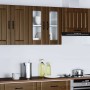 Armario pared cocina puerta de cristal Lucca roble marrón de , Armarios de cocina - Ref: Foro24-853914, Precio: 67,11 €, Desc...