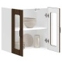 Armario pared cocina puerta de cristal Lucca roble marrón de , Armarios de cocina - Ref: Foro24-853914, Precio: 67,11 €, Desc...