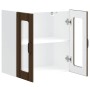 Armario pared cocina puerta de cristal Lucca roble marrón de , Armarios de cocina - Ref: Foro24-853914, Precio: 67,11 €, Desc...