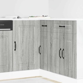 Mueble bajo de cocina Kalmar gris sonoma madera de ingeniería de , Armarios de cocina - Ref: Foro24-854324, Precio: 91,20 €, ...