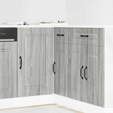 Mueble bajo de cocina Kalmar gris sonoma madera de ingeniería de , Armarios de cocina - Ref: Foro24-854324, Precio: 91,20 €, ...