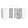 Mueble bajo de cocina Kalmar gris sonoma madera de ingeniería de , Armarios de cocina - Ref: Foro24-854324, Precio: 91,20 €, ...
