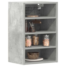 Armario colgante contrachapada gris hormigón 40x29,5x60 cm de , Armarios de cocina - Ref: Foro24-854178, Precio: 45,11 €, Des...