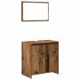 Juego de muebles de baño 3 piezas madera ingeniería envejecida de , Muebles de baño - Ref: Foro24-3328563, Precio: 120,36 €, ...