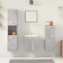 Juego muebles de baño 4 pzas madera contrachapada gris hormigón de , Muebles de baño - Ref: Foro24-3324864, Precio: 131,93 €,...
