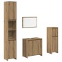 Juego de muebles baño 4 piezas madera ingeniería roble artisan de , Muebles de baño - Ref: Foro24-3328556, Precio: 209,64 €, ...