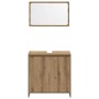 Juego de muebles baño 4 piezas madera ingeniería roble artisan de , Muebles de baño - Ref: Foro24-3328556, Precio: 209,64 €, ...