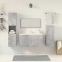 Juego muebles de baño 4 pzas madera contrachapada gris hormigón de , Muebles de baño - Ref: Foro24-3324866, Precio: 161,89 €,...