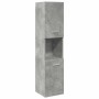 Juego muebles de baño 4 pzas madera contrachapada gris hormigón de , Muebles de baño - Ref: Foro24-3324866, Precio: 161,89 €,...