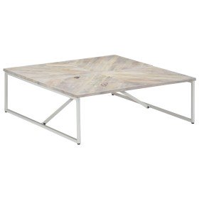 Mesa de centro de madera maciza de mango 110x110x36 cm en Mesas de centro | Comprar online en Foru.es