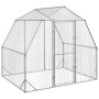 Gallinero 2,5x2x2,25 m acero galvanizado de , Jaulas y habitáculos para animales pequeños - Ref: Foro24-4104029, Precio: 157,...