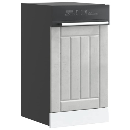 Panel lavavajillas Lucca madera contrachapada gris hormigón de , Armarios de cocina - Ref: Foro24-853891, Precio: 28,28 €, De...