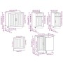 Mueble cocina Lucca roble sonoma 11 pzas madera contrachapada de , Armarios de cocina - Ref: Foro24-3314954, Precio: 680,72 €...