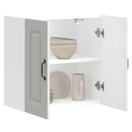 Armario de pared para cocina Kalmar madera de ingeniería blanca de , Armarios de cocina - Ref: Foro24-853577, Precio: 53,76 €...