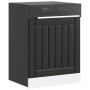 Panel para lavavajillas Lucca madera contrachapada negra de , Armarios de cocina - Ref: Foro24-853898, Precio: 37,21 €, Descu...