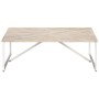 Mesa de centro de madera maciza de mango 110x110x36 cm en Mesas de centro | Comprar online en Foru.es