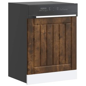 Panel lavavajillas Lucca madera contrachapada roble ahumado de , Armarios de cocina - Ref: Foro24-853902, Precio: 34,21 €, De...