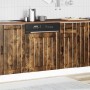 Panel lavavajillas Lucca madera contrachapada roble ahumado de , Armarios de cocina - Ref: Foro24-853902, Precio: 34,21 €, De...