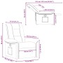 Sillón reclinable de tela gris claro de , Sillones - Ref: Foro24-4015616, Precio: 190,70 €, Descuento: %