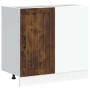 Mueble bajo fregadero Lucca madera contrachapada roble ahumado de , Armarios de cocina - Ref: Foro24-854313, Precio: 93,67 €,...