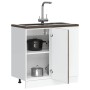 Mueble bajo fregadero Lucca madera contrachapada roble ahumado de , Armarios de cocina - Ref: Foro24-854313, Precio: 93,67 €,...