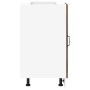 Mueble bajo fregadero Lucca madera contrachapada roble ahumado de , Armarios de cocina - Ref: Foro24-854313, Precio: 93,67 €,...