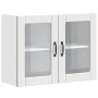 Armario pared cocina puerta de cristal Lucca blanca de , Armarios de cocina - Ref: Foro24-853847, Precio: 85,93 €, Descuento: %