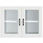 Armario pared cocina puerta de cristal Lucca blanca de , Armarios de cocina - Ref: Foro24-853847, Precio: 85,93 €, Descuento: %