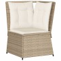 Set de muebles de jardín y cojines 7 pzas ratán sintético beige en Conjuntos de jardín | Comprar online en Foru.es