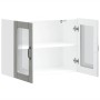 Armario pared cocina puerta de cristal Lucca gris hormigón de , Armarios de cocina - Ref: Foro24-853851, Precio: 92,21 €, Des...
