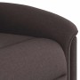 Sillón reclinable de tela marrón oscuro de , Sillones - Ref: Foro24-4015621, Precio: 185,40 €, Descuento: %