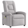 Sillón de masaje reclinable de tela gris nube de , Sillones - Ref: Foro24-4015635, Precio: 239,02 €, Descuento: %