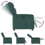 Sillón reclinable de tela verde oscuro de , Sillones - Ref: Foro24-4015602, Precio: 187,36 €, Descuento: %