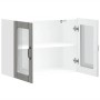 Armario pared cocina puerta de cristal Lucca sonoma gris de , Armarios de cocina - Ref: Foro24-853853, Precio: 84,55 €, Descu...