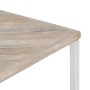 Mesa de centro de madera maciza de mango 110x110x36 cm en Mesas de centro | Comprar online en Foru.es