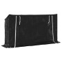 Leñero cubierta lluvia 200,5x41x110,5 cm acero galvanizado de , Bolsas y soportes de leña - Ref: Foro24-4104944, Precio: 77,7...