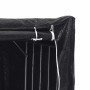 Leñero cubierta lluvia 200,5x41x110,5 cm acero galvanizado de , Bolsas y soportes de leña - Ref: Foro24-4104944, Precio: 77,7...